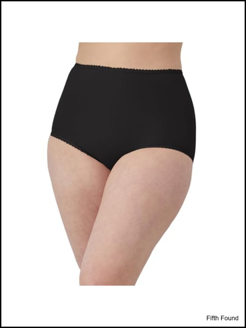 Stretch Brief Panties No Show Silky Smoothing Full Coverage